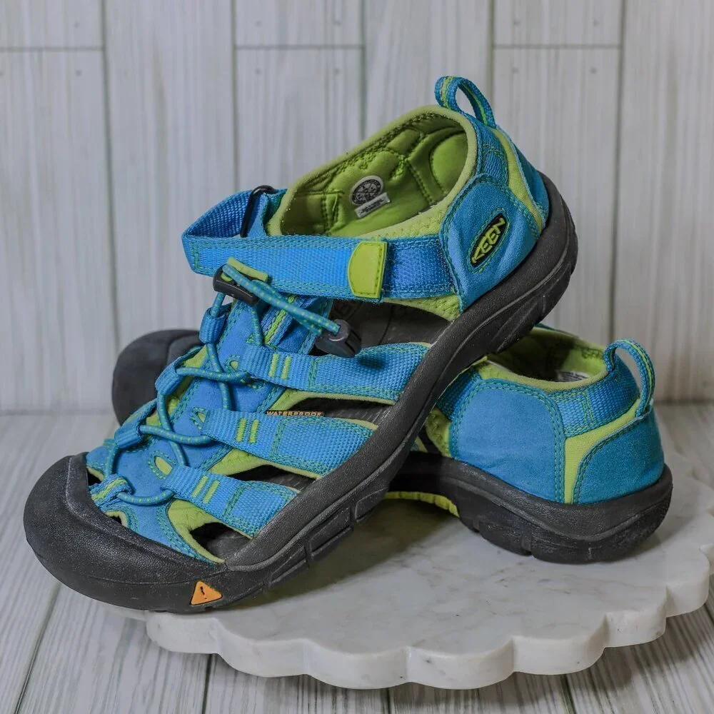 KEEN Newport H2 Water Shoes 5 Teal/green, Waterproof Non Marring adventure